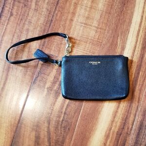 Coach Black Designer Wristlet